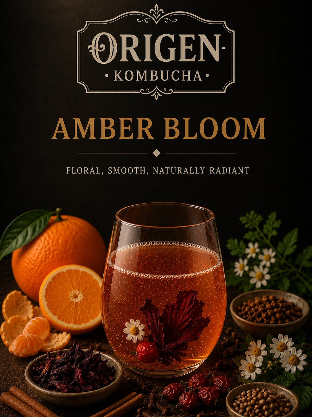 Amber Bloom - Orange, Mandarin, Hibiscus, Cinnamon